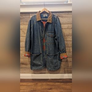 Banana Republic Denim Coat Safari Jacket